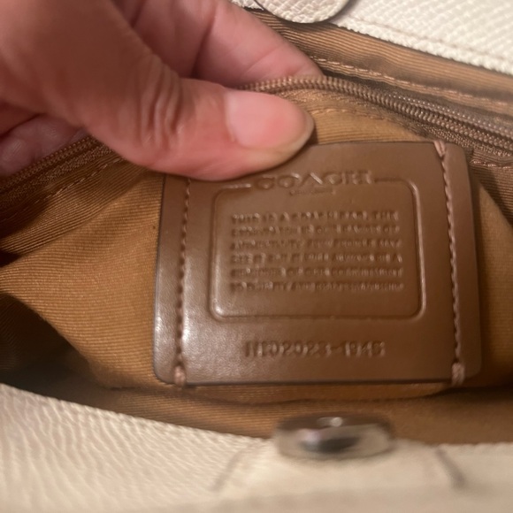 Coach Lillie Carryall Varsity Stripe Handbag - Picture 12 of 14